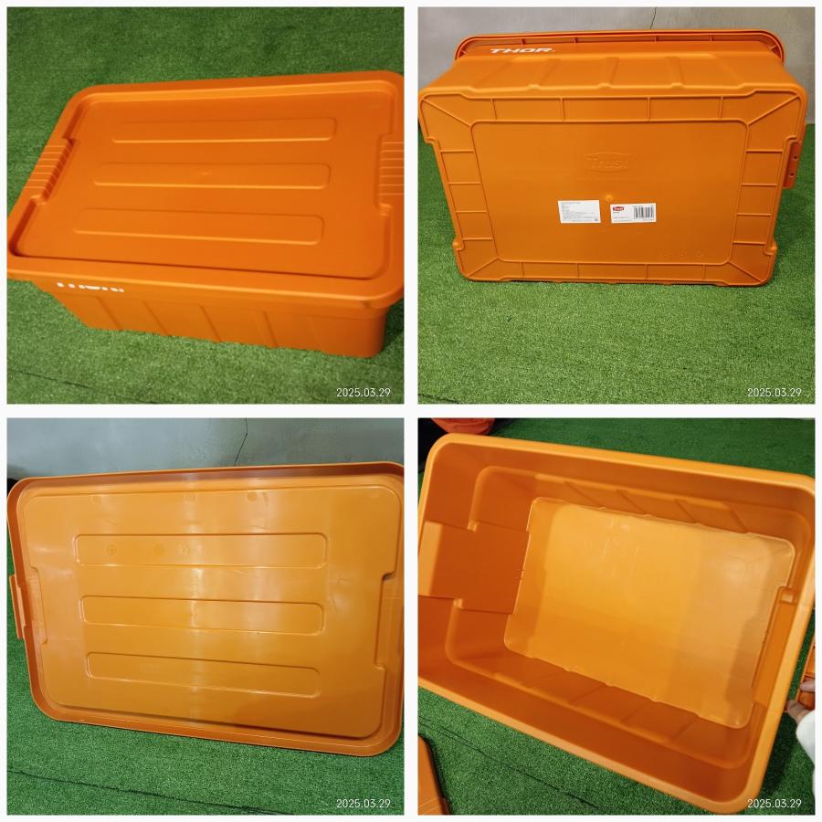 THOR(ソー) ラージトート ウィズ リッド 53L DC(オレンジ) 収納