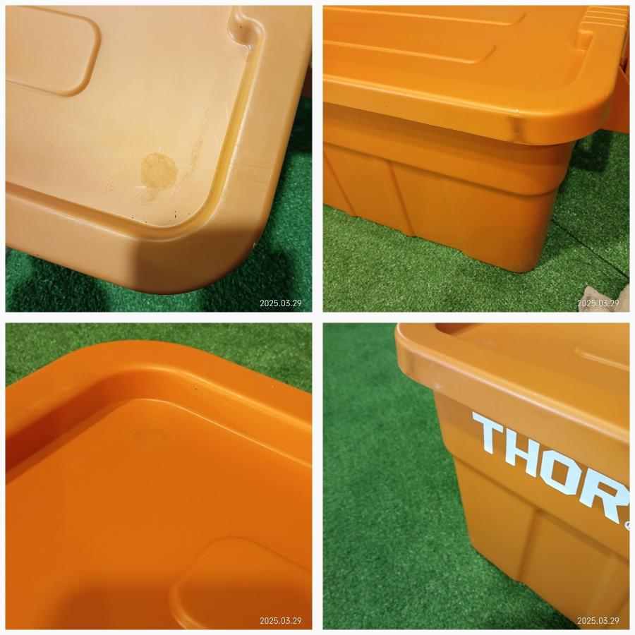 THOR(ソー) ラージトート ウィズ リッド 53L DC(オレンジ) 収納