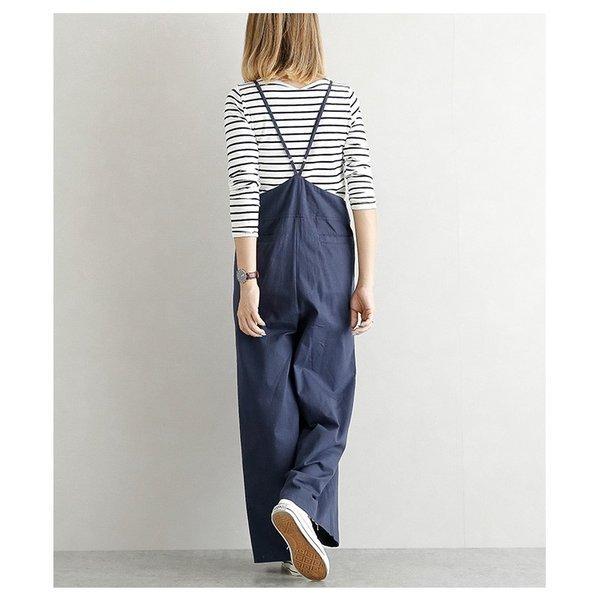 サロペットパンツ キャミワンピ オーバーオール 長さ調整可