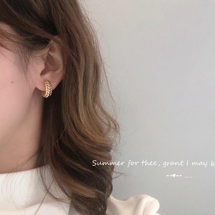 RainbowGirl（アクセサリー） ピアス レディース 18k 18kgp カーブ  