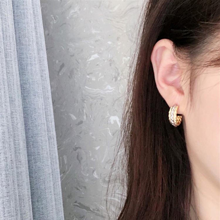 RainbowGirl（アクセサリー） ピアス レディース 18k 18kgp カーブ  