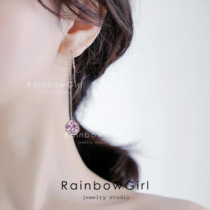 RainbowGirl ピアス レディース 30代40代 フラワー 桜 さくら お花