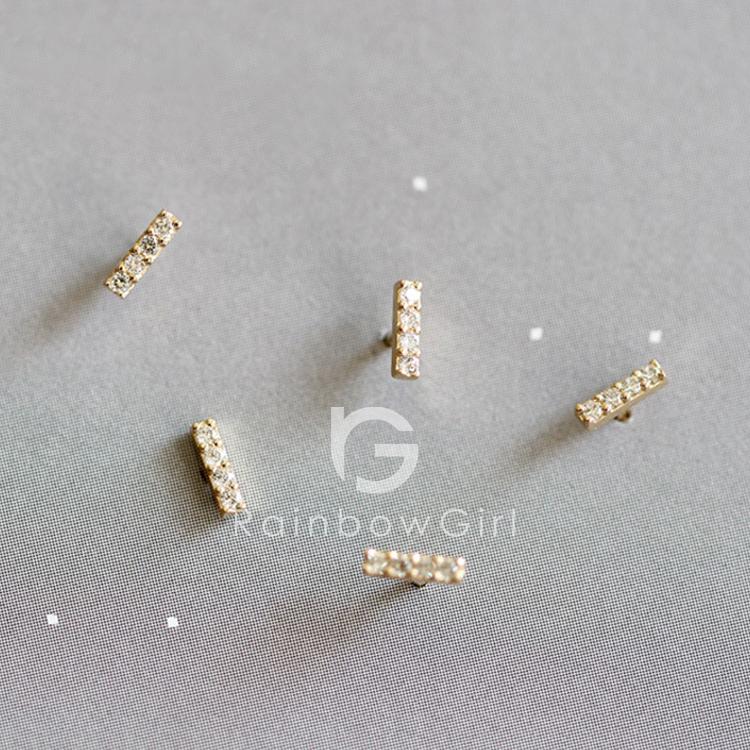 RainbowGirl（アクセサリー） ピアス レディース スティック バー 