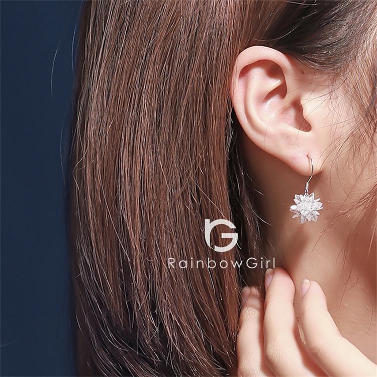 RainbowGirl（アクセサリー） フックピアス レディース お花 フラワー 
