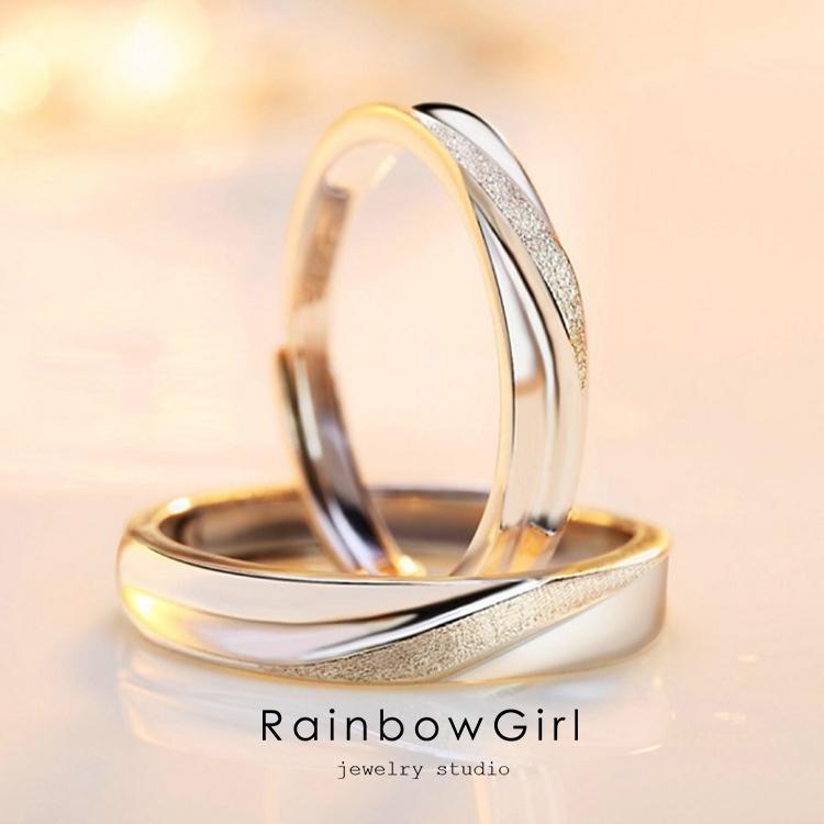 2023新春セール 指輪 メンズ レディース シンプル フリーサイズ 男女兼用 シルバー925 プラチナ仕上げ 激安ペアリング 人気 結婚指輪  :kjz041:RainbowGirl Jewelry - 通販 - Yahoo!ショッピング