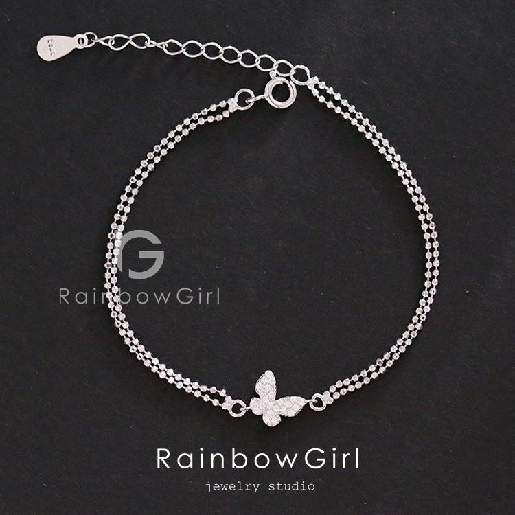 RainbowGirl(アクセサリー) ブレスレット レディース 蝶々 RainbowGirl(アクセサリー) ブレスレット レディース 蝶々