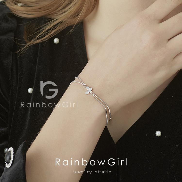 RainbowGirl(アクセサリー) ブレスレット レディース 蝶々 RainbowGirl(アクセサリー) ブレスレット レディース 蝶々