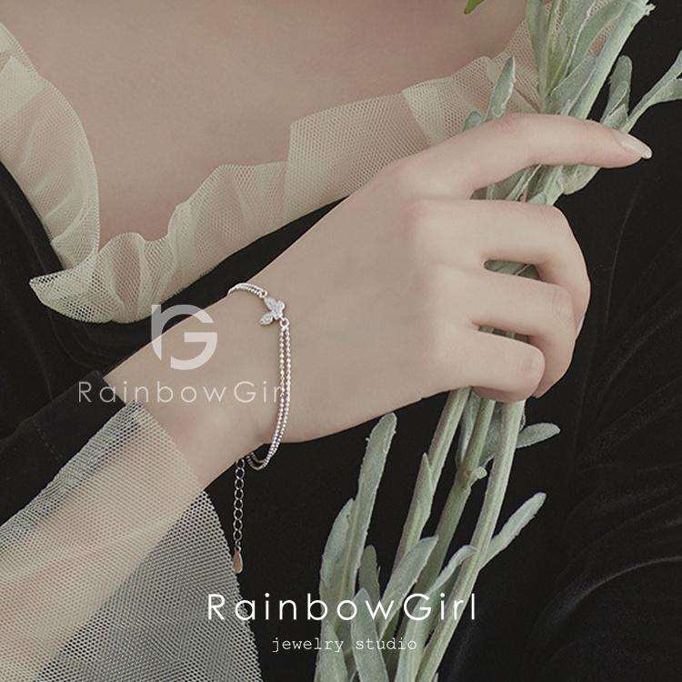 RainbowGirl(アクセサリー) ブレスレット レディース 蝶々 RainbowGirl(アクセサリー) ブレスレット レディース 蝶々