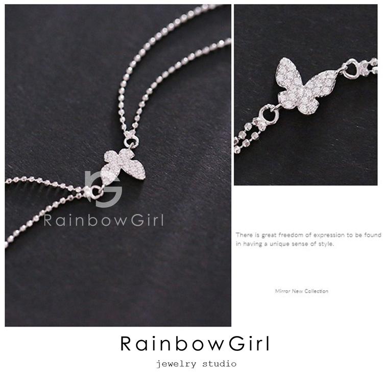 RainbowGirl(アクセサリー) ブレスレット レディース 蝶々 RainbowGirl(アクセサリー) ブレスレット レディース 蝶々