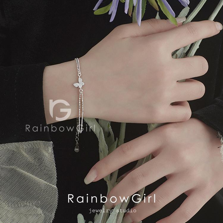 RainbowGirl(アクセサリー) ブレスレット レディース 蝶々 RainbowGirl(アクセサリー) ブレスレット レディース 蝶々