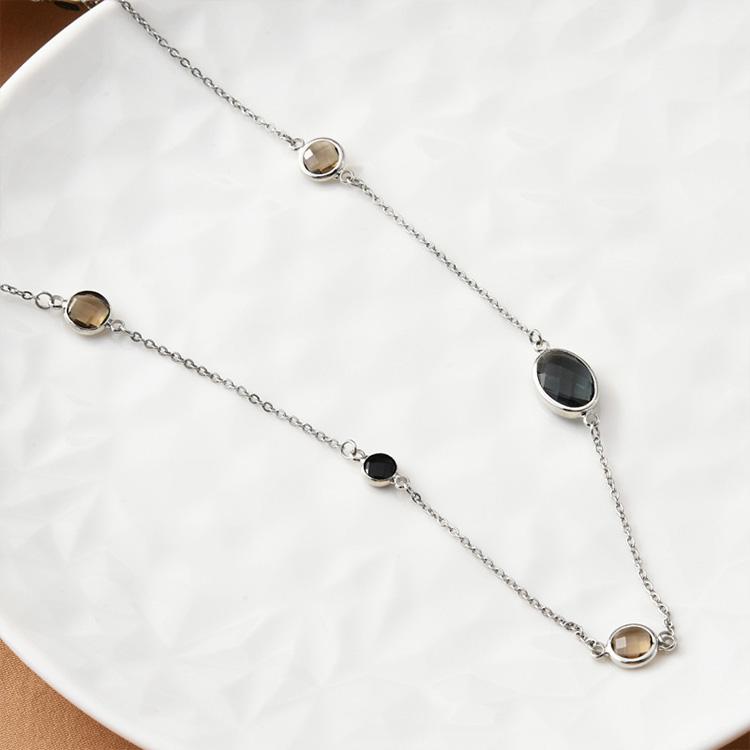 ピーチジュレロングネックレス2点&ブレスレット520 （ロングネックレス 