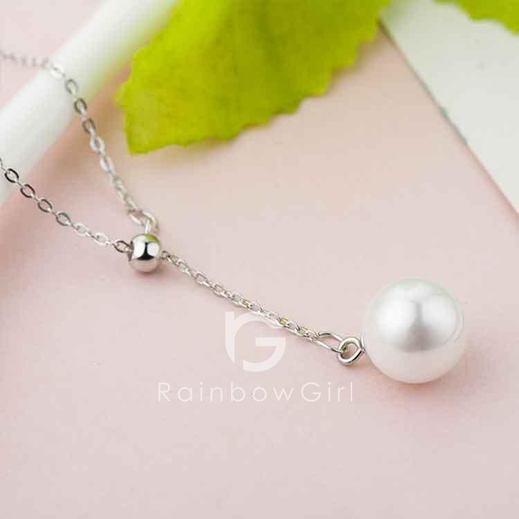 RainbowGirl(アクセサリー) ネックレス レディース 一粒パール RainbowGirl(アクセサリー) ネックレス レディース 一粒パール