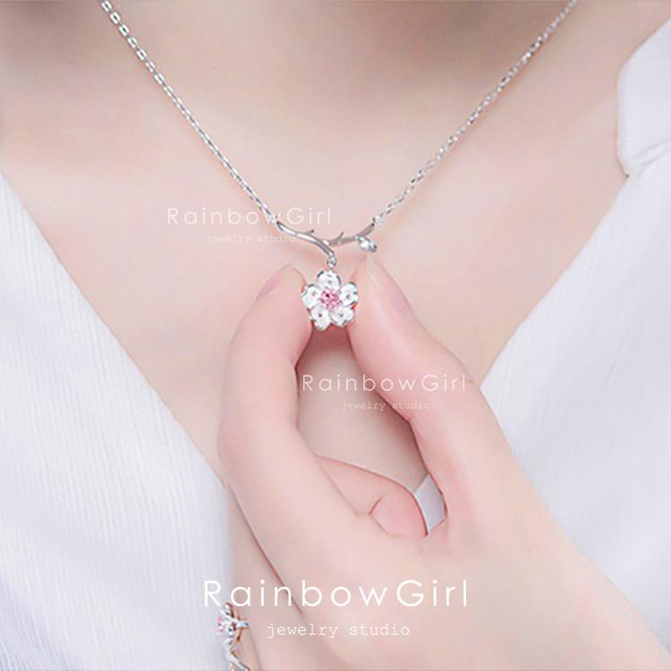 RainbowGirl（アクセサリー） ネックレス レディース 桜 さくら お花 