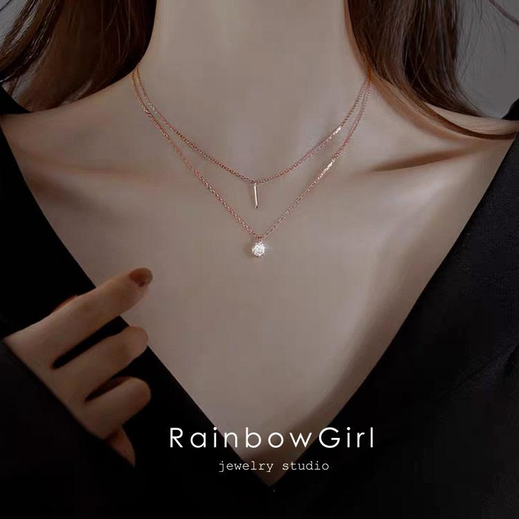 RainbowGirl(アクセサリー) ネックレス レディース 一粒 RainbowGirl(アクセサリー) ネックレス レディース 一粒