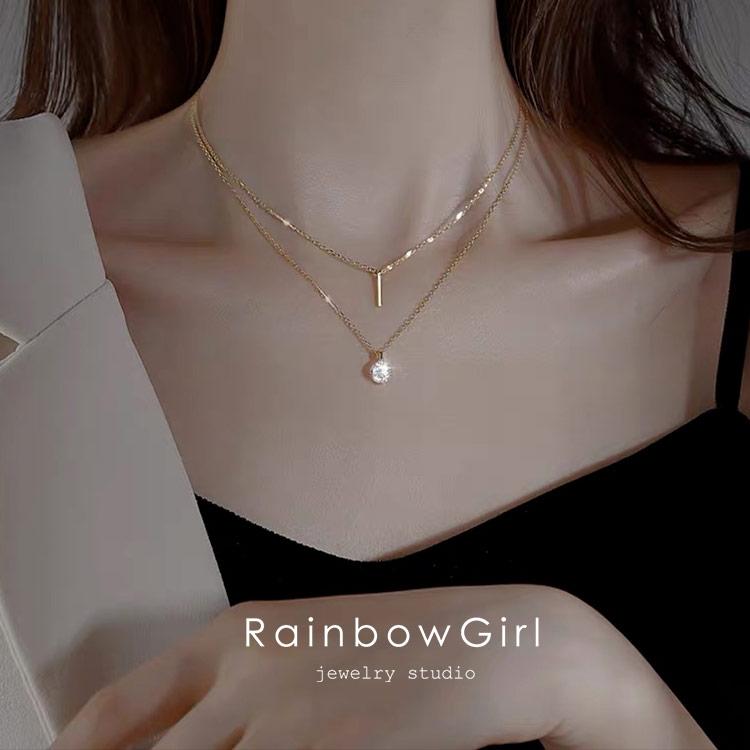 RainbowGirl(アクセサリー) ネックレス レディース 一粒 RainbowGirl(アクセサリー) ネックレス レディース 一粒