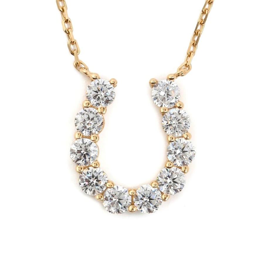 RainbowGirl（アクセサリー） ネックレス レディース 豪華10粒 U型