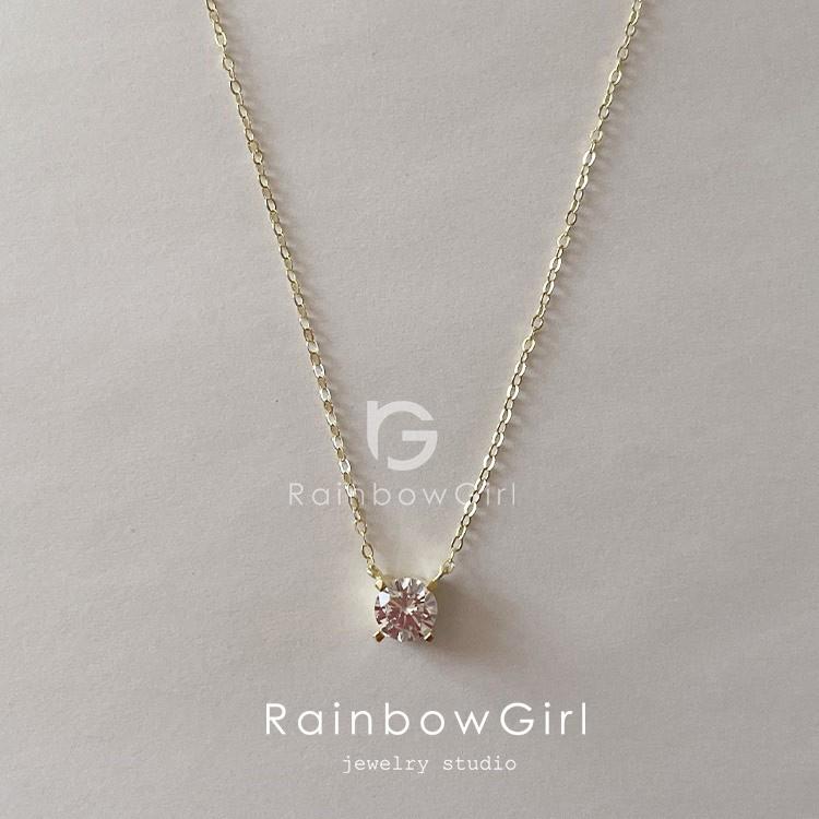 ネックレス レディース 一粒 CZダイヤ 0.8ct 定番 シンプル シルバー925 14k加工 ゴールド 40代 50代 女性 誕生日プレゼント 母の日 ギフト 人気_2
