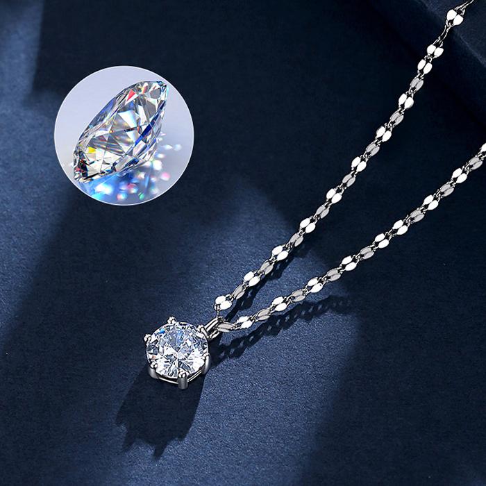 RainbowGirl（アクセサリー） ネックレス レディース 一粒 0.8