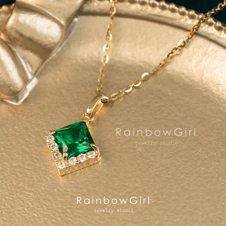 RainbowGirl(アクセサリー) ネックレス レディース エメラルド RainbowGirl(アクセサリー) ネックレス レディース エメラルド