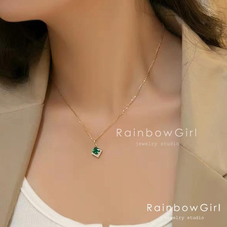 RainbowGirl(アクセサリー) ネックレス レディース エメラルド RainbowGirl(アクセサリー) ネックレス レディース エメラルド