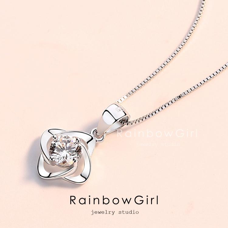 RainbowGirl(アクセサリー) ネックレス レディース お花 一粒 RainbowGirl(アクセサリー) ネックレス レディース お花 一粒