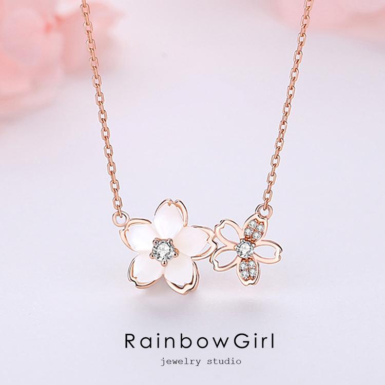 RainbowGirl(アクセサリー) ネックレス レディース さくら 桜 RainbowGirl(アクセサリー) ネックレス レディース さくら 桜