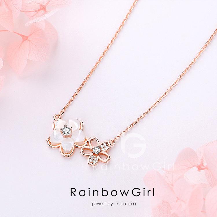 RainbowGirl(アクセサリー) ネックレス レディース さくら 桜 RainbowGirl(アクセサリー) ネックレス レディース さくら 桜