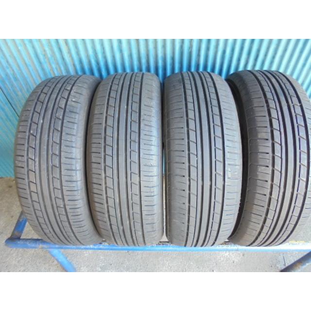 ヨコハマ ECOS ES31 185/55R15 4本 9分溝2本と8〜9分溝2本 