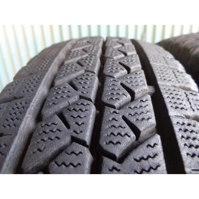ブリヂストン BLIZZAK VL1 155/80R14 88/86N LT 4本 8〜9分溝 