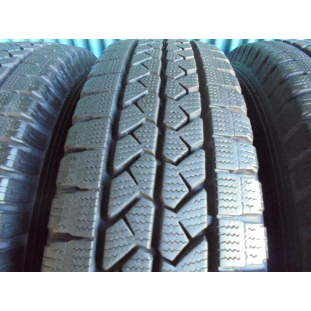 ブリヂストン BLIZZAK VL1 155/80R14 88/86N LT 4本 9.5分溝2本と8〜9 