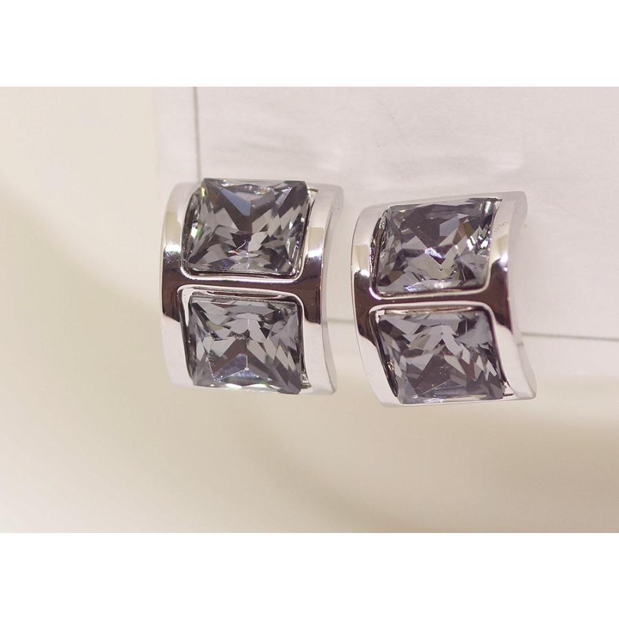 18K RGP プラチナ ダイヤ CZ 彩石 イヤリング yp5019 感謝 記念