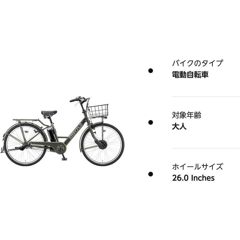 （新品,未開封） ブリヂストン(BRIDGESTONE) 電動自転車 ステップクルーズ e 2022年モデル 26インチ ST6B42 T.Xマットカーキ 緑 【EI2020476273】(72766円)