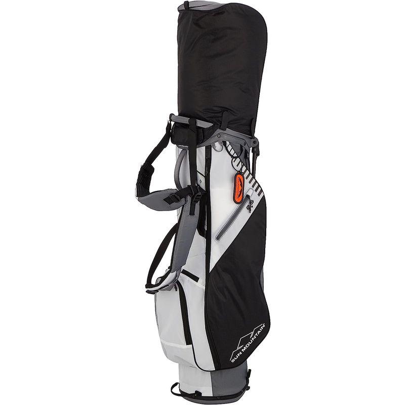 サンマウンテン 継続定番商品 キャディバッグ 軽量 (9.0型・4分割・スタンド式) / ゴルフ / 267-3980201 030_ホワイ 継続定番商品 キャディバッグ 軽量 0型 4分割 スタンド式 ゴルフ 030_ホワイ
