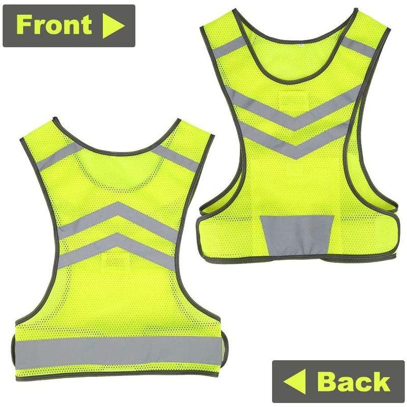 注目ブランドのギフト反射ベスト 安全ベスト 調節可能 ジョギング 交通