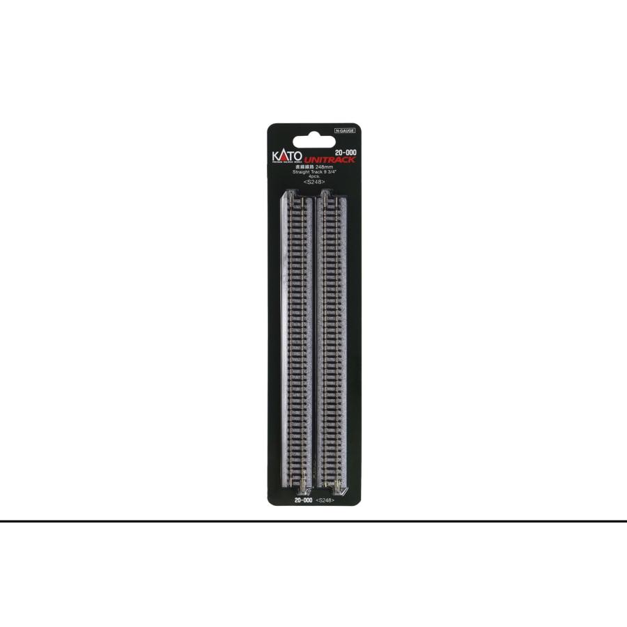KATO Nゲージ 直線線路 248mm 4本入 20-000 鉄道模型用品 : Rainbow