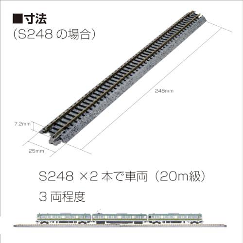 KATO Nゲージ 複線直線線路 186mm 2本入 20-012 鉄道模型用品