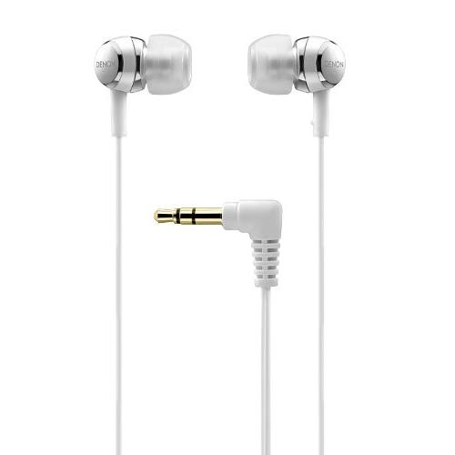 Denon インナーイヤーヘッドホン ホワイト AH-C260-W : Rainbow
