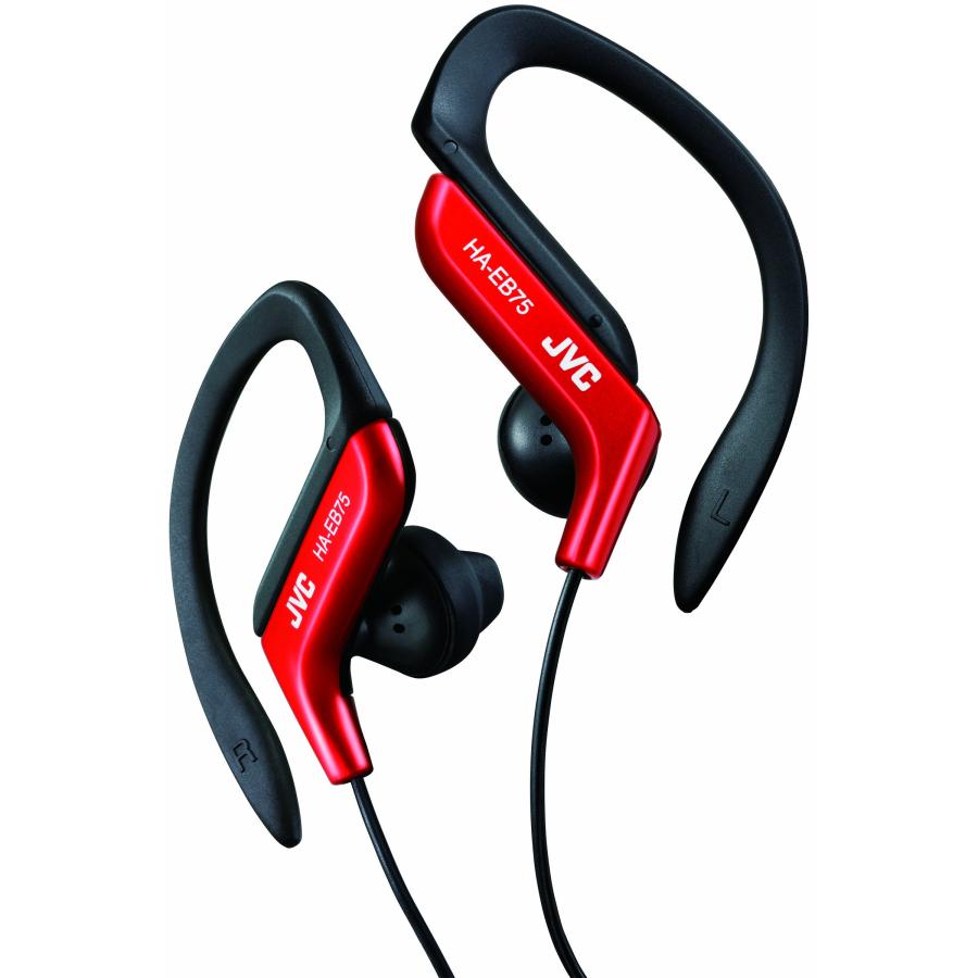 JVCケンウッド JVC HA-EB75-R イヤホン 耳掛け式 防滴仕様 スポーツ用