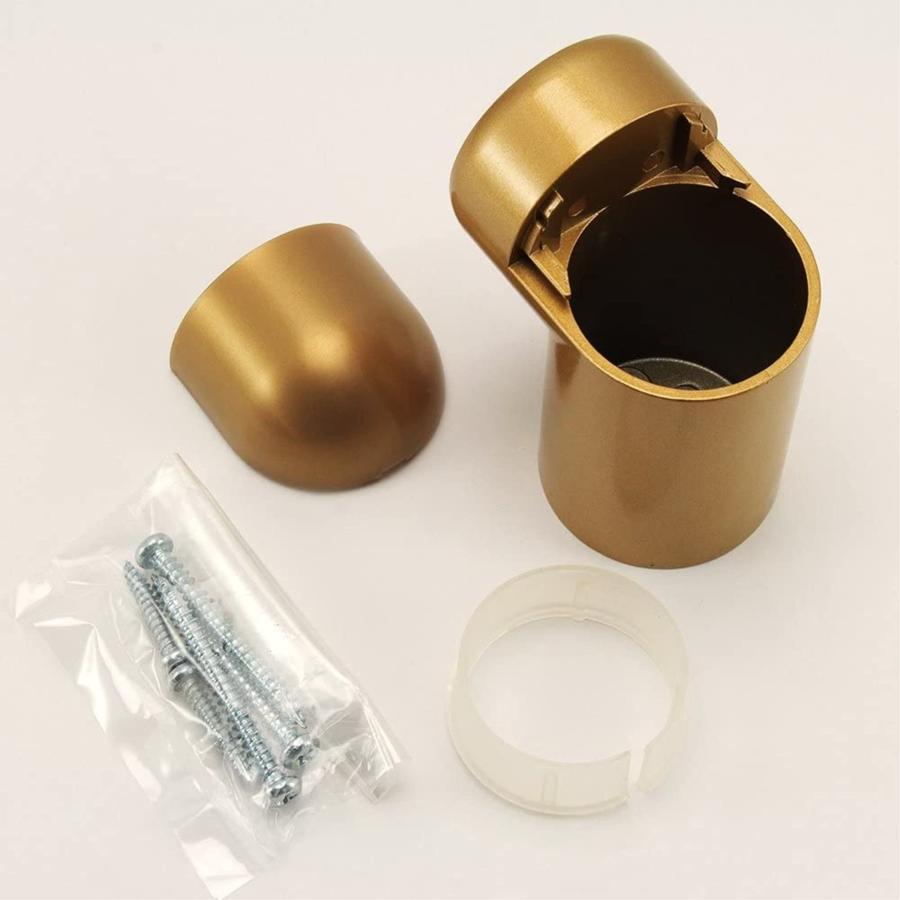和気産業 ABIRA エンドエルボ 室内手すり用金具 ゴールド Φ32・35mm用