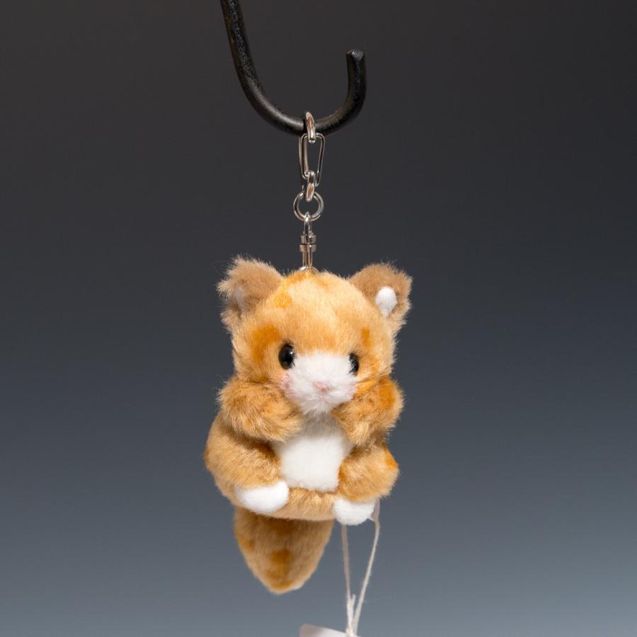 たけのこ ミニミニキッズ キーホルダー ネコ茶 ぬいぐるみ 48541