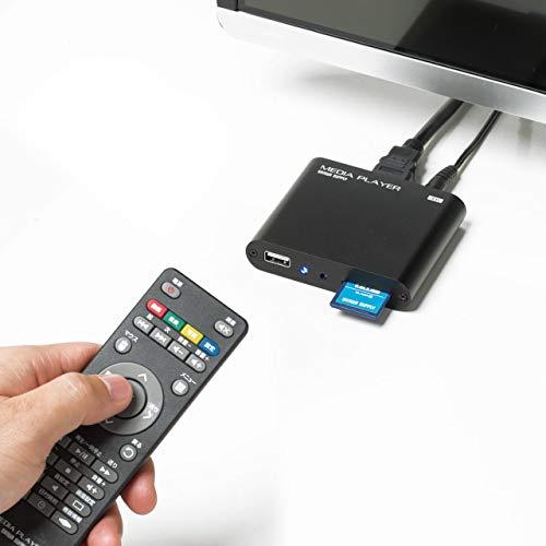 サンワダイレクト 4K対応 メディアプレーヤー USBメモリ/SDカード対応