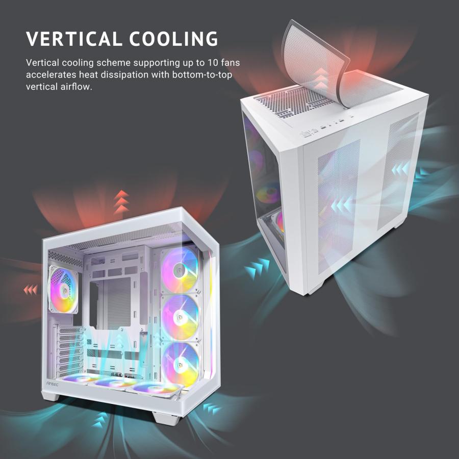 Antec PCケース ピラーレス Constellation C5 ARGB White : Rainbow
