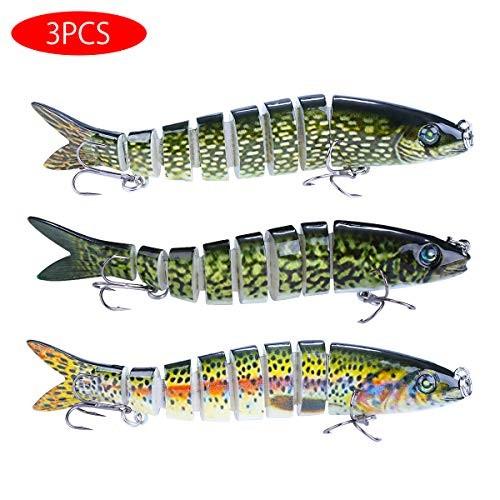 Juemenzhe ルアー ジョイントベイト スイムベイト マルチジョイントルアー 8節 13cm り バス釣りルアー カラー Hij S 0609 Rainbow Shower 通販 Yahoo ショッピング