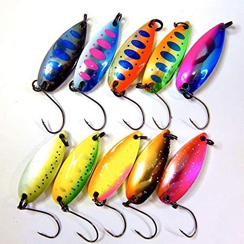 Momoルアー 渓流 トラウト スプーン Timo ティモ 厳選カラーセット 2 8g 3 5g 4 2g 4 2g 10枚セット Pymr Go Th