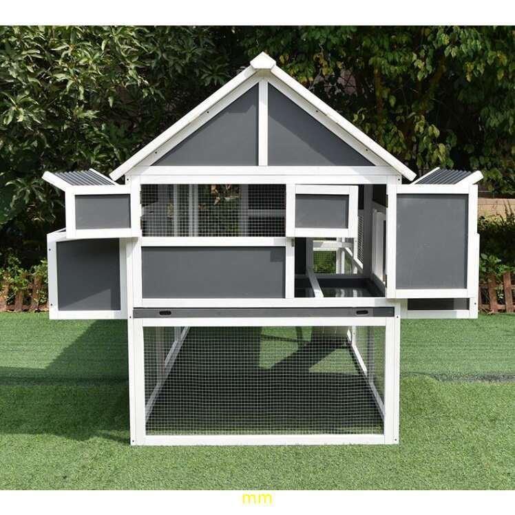 匿名配送 ペットハウス 犬舎 犬小屋 キャットハウス ハウス 屋外 野外 庭用 通気性 耐磨耗 おしゃれ 雨よけ 暑さ対策 防寒 組立 【GM1611609281】(58042円)