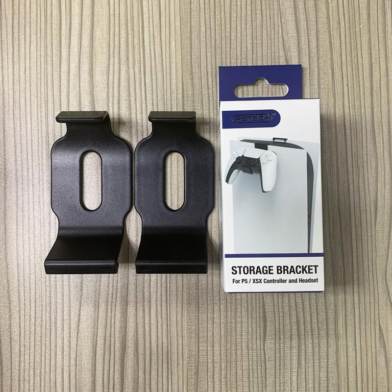 PS5 収納 フック ヘッドホン収納 2枚入り コントローラー収納 ヘッドホンハンガーホルダー PlayStation5Pro XBOX PlayStation 5 引掛け クッション  黒 送料無料 |  | 10