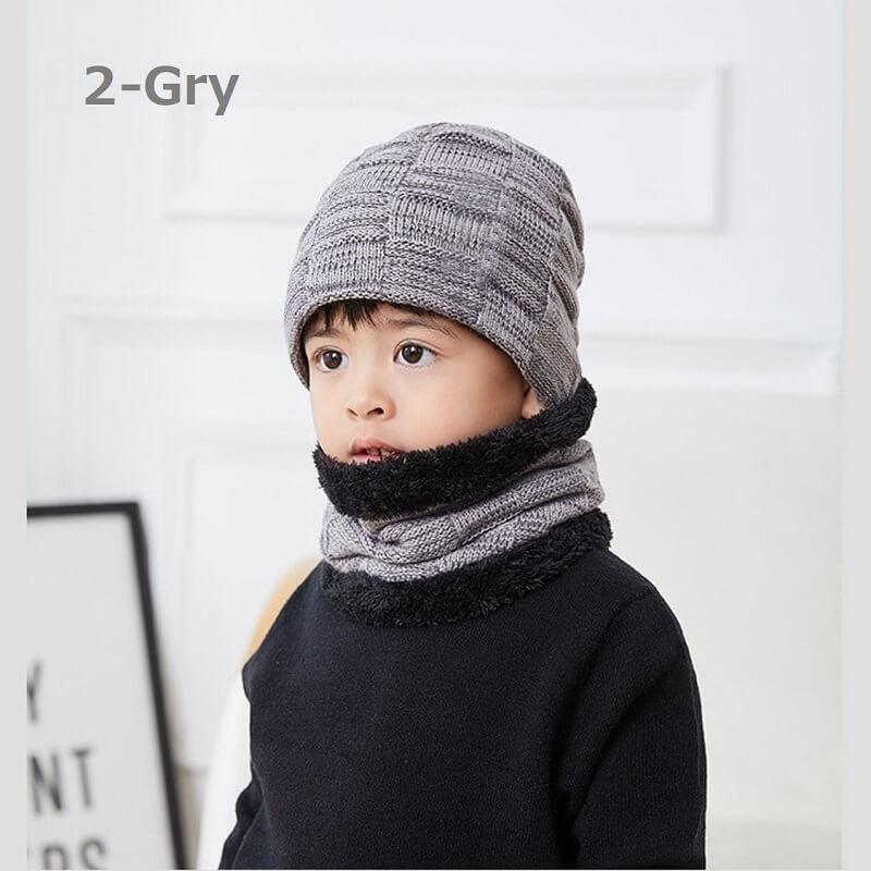 ニット帽 キッズ ニットキャップ 子供 ニット 帽子 ネックウォーマー 2点セット おしゃれ 秋 冬 春 裏起毛 防寒 ビーニーキッズ  親子 クリスマス プレゼント |  | 11
