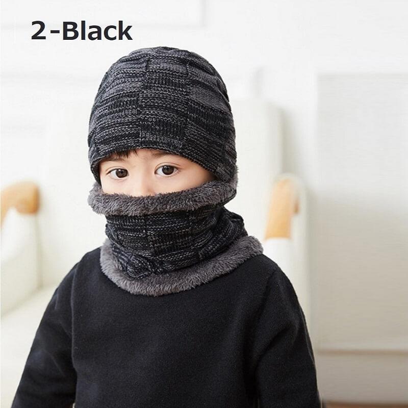 ニット帽 キッズ ニットキャップ 子供 ニット 帽子 ネックウォーマー 2点セット おしゃれ 秋 冬 春 裏起毛 防寒 ビーニーキッズ  親子 クリスマス プレゼント |  | 12