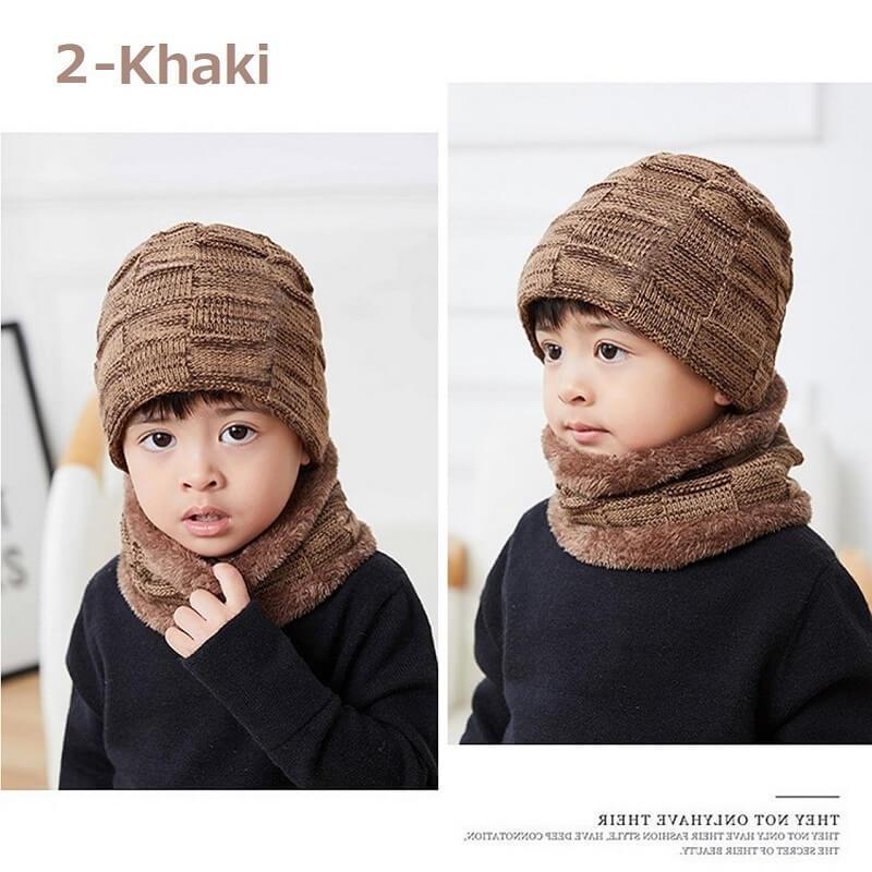 ニット帽 キッズ ニットキャップ 子供 ニット 帽子 ネックウォーマー 2点セット おしゃれ 秋 冬 春 裏起毛 防寒 ビーニーキッズ  親子 クリスマス プレゼント |  | 14