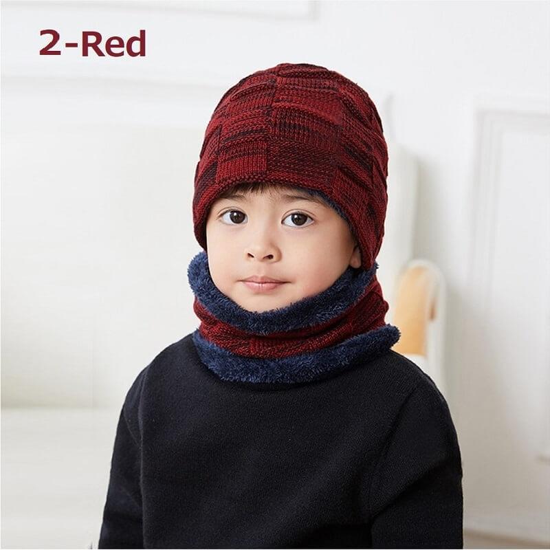 ニット帽 キッズ ニットキャップ 子供 ニット 帽子 ネックウォーマー 2点セット おしゃれ 秋 冬 春 裏起毛 防寒 ビーニーキッズ  親子 クリスマス プレゼント |  | 15